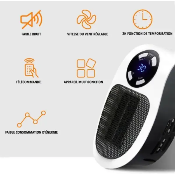 Ultrakompaktowy grzejnik ceramiczny HeatCompact