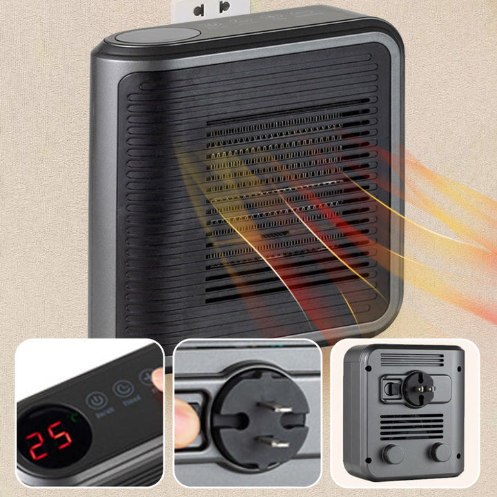 Warmteluxe 800 W – kompaktowy energooszczędny mini grzejnik do gniazdka